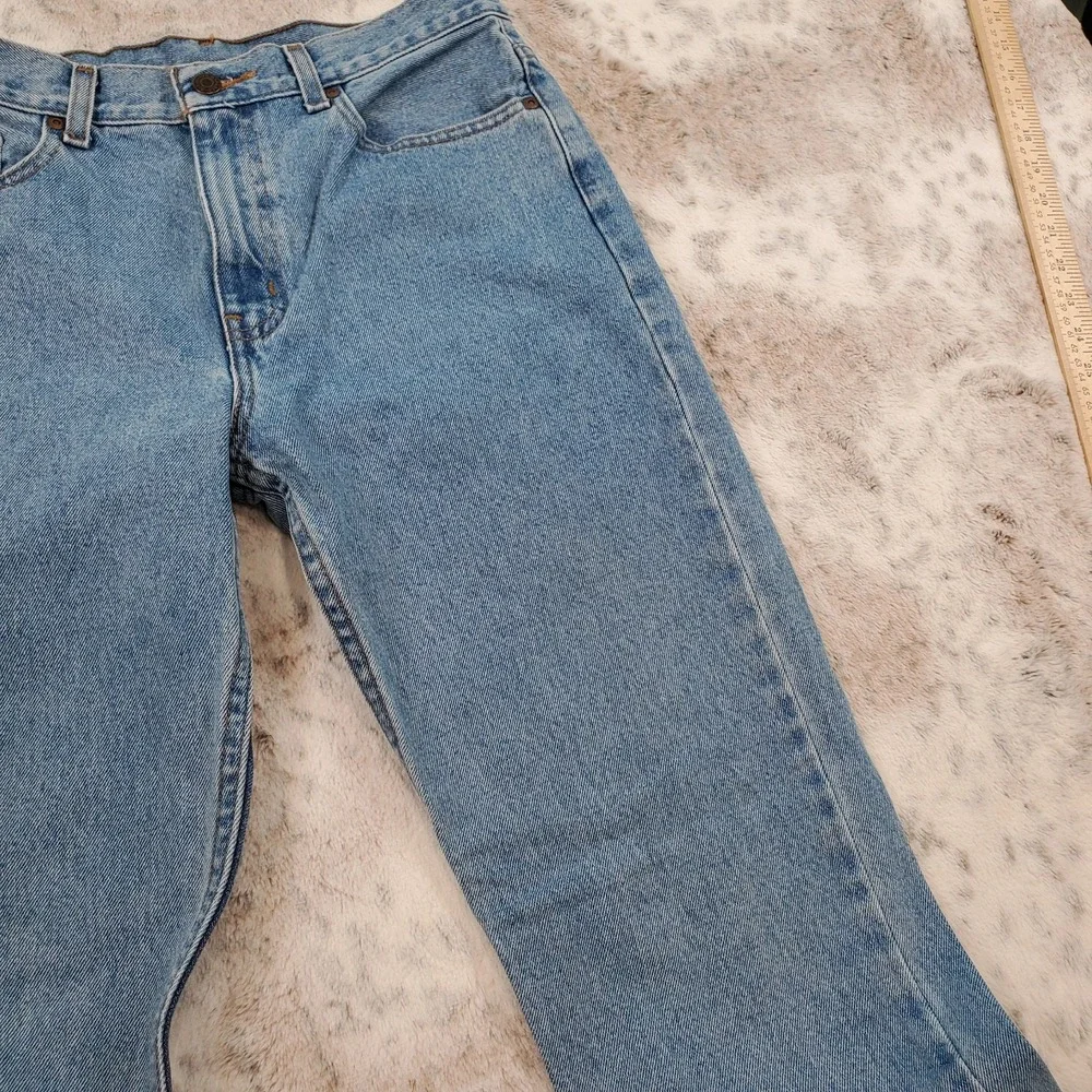 Vintage Faded Glory Mens Jeans Regular Fit Straight 30x30 Workwear Medium‎ Wash